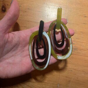 Fun plastic earrings